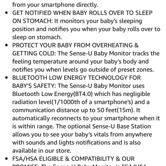 Sense-U Baby Breathing Monitor - Picture 5 of 10